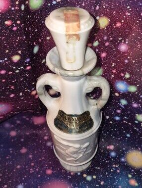 🏛️ Vintage 1971 Jim Beam Greek Olympic Discus Thrower Decanter | Faux Marble